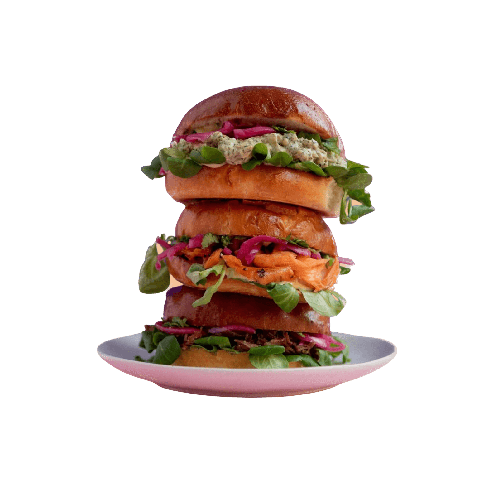 Baryl Burger m. varmrøget laks