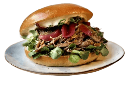 Baryl Burger m. Confiteret And